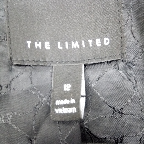 *SOLD* The Limited Luxe Blazer Women Size 12 Black NWT - Picture 5 of 7